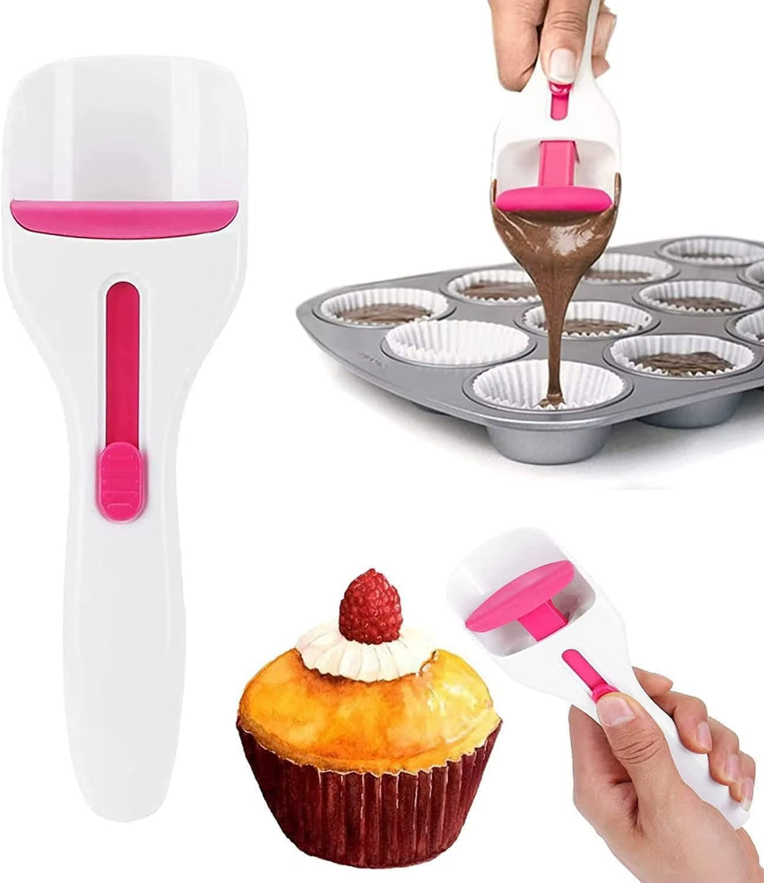 Baking Cake Liquid Chocolate Sauce Batter Measuring Spoon Kitchen Baking Tools Cupcake Scoop