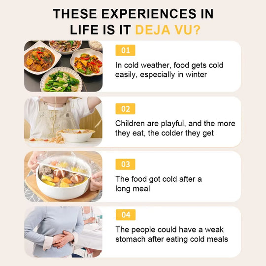 Electric Warming Tray with Adjustable Temperature Foldable Food Warmer (MOQ 10 Sets)