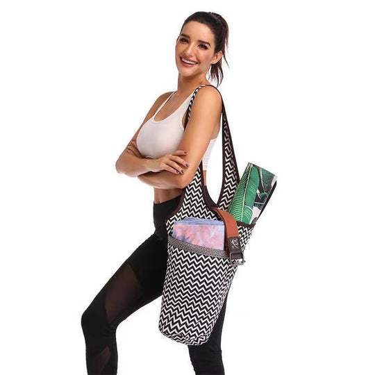 Yoga Mat Bag with Large Size Open Pocket (MOQ 10 Pcs)