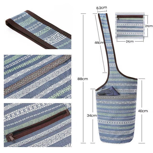 Yoga Mat Bag with Large Size Open Pocket (MOQ 10 Pcs)