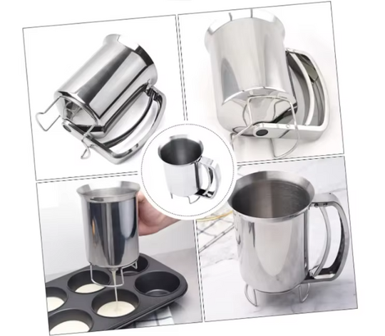 Stainless Steel Kitchen Flour Tool Mix Funnel Dispenser (MOQ 10 Pcs)