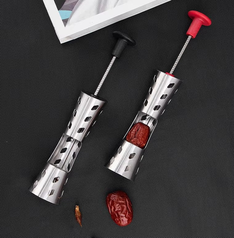 Stainless Steel, Durable, Press Type for Effortless Cherry Seed Removal