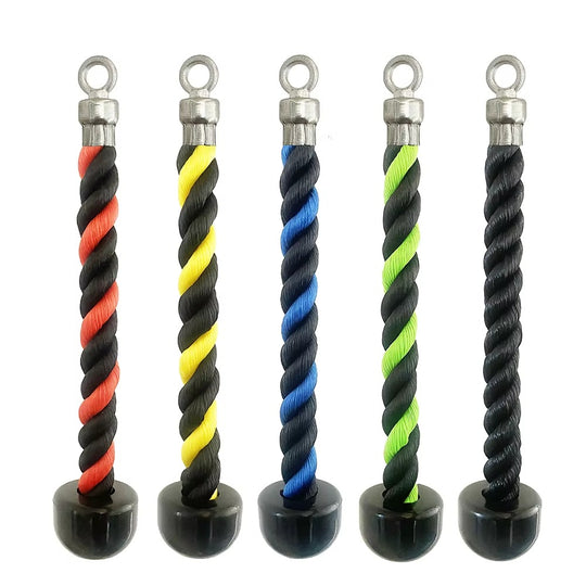 Tricep Rope For Pulley System Attachment, LAT Pull Down, Weight Fitness With Pulldown Grips (MOQ 10 pcs)