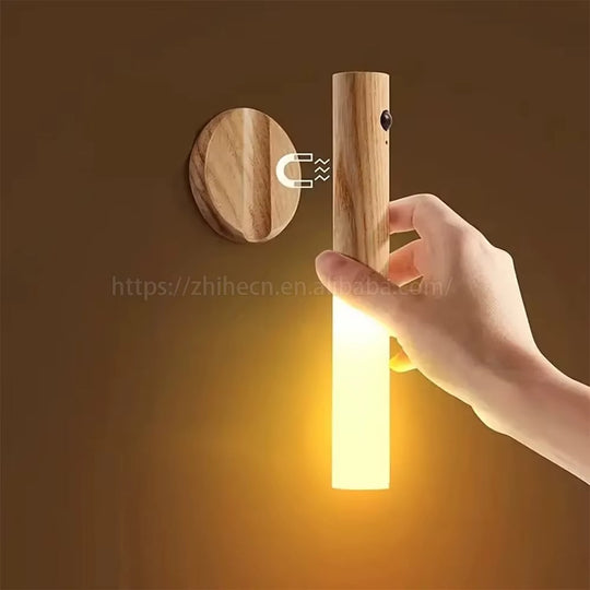 Portable Wireless Magnetic USB Rechargeable Smart Indoor Sensor Control Wall Induction Lamps (MOQ 10 Sets)