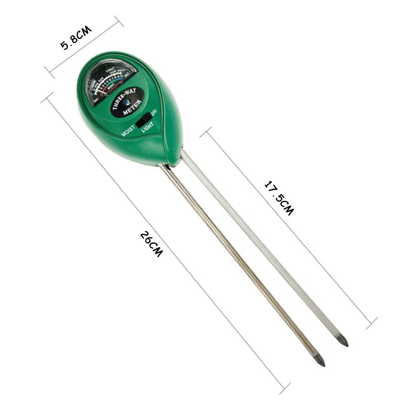 Soil Moisture Meter, Upgraded Stainless Steel Probe Soil pH