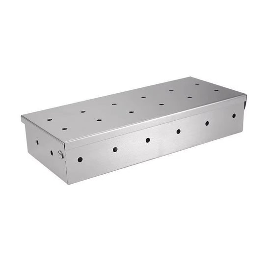 Smoker Box, BBQ Wood Chips Smoker Box for Gas or Charcoal Grills (MOQ 10 Sets)