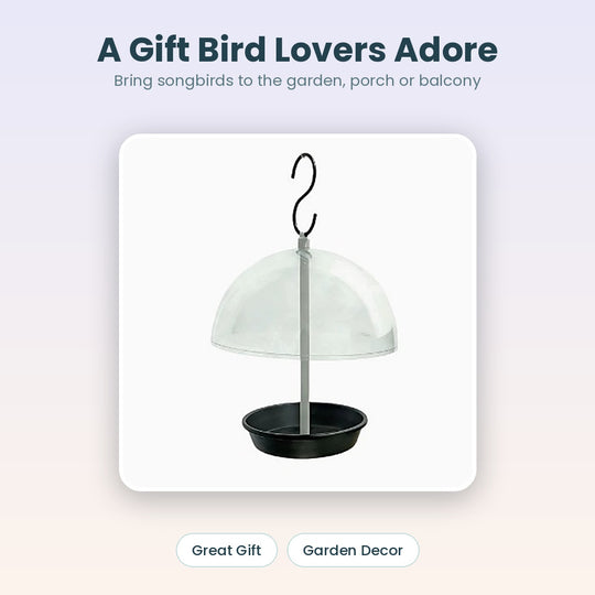 Hanging bird feeder gift for bird lovers