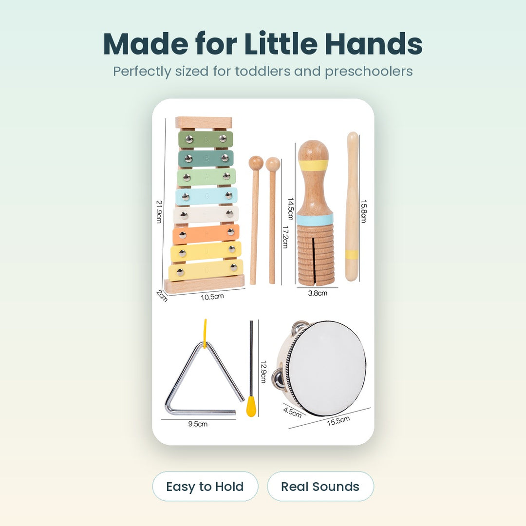 Instrument sizes for little hands