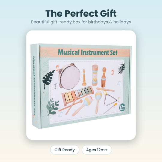 Gift-ready musical instrument box