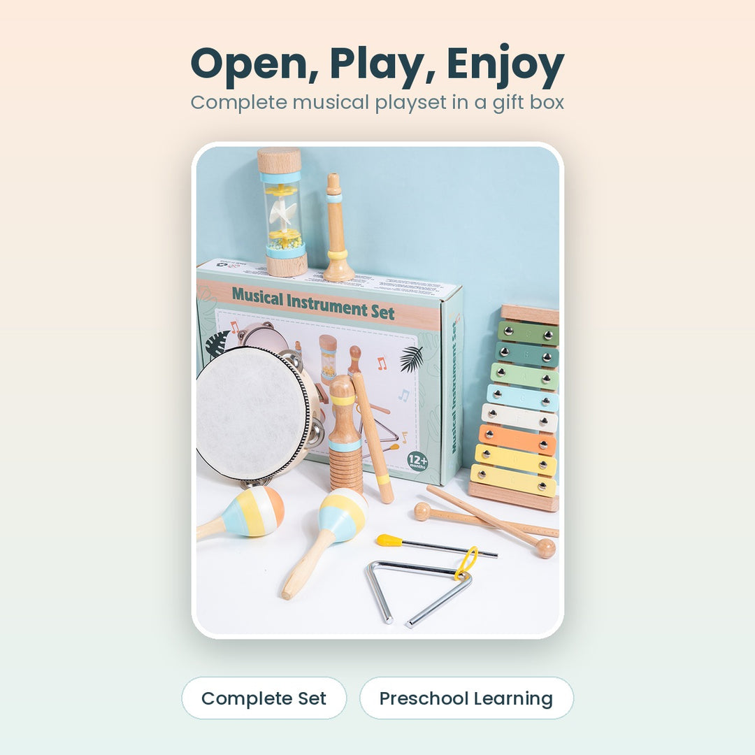 Musical playset in gift box