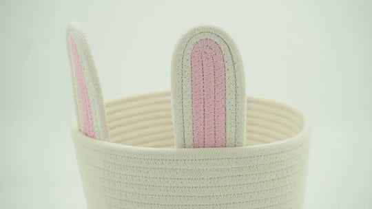 Closet Storage Rabbit Bins Desk Basket Organizer Baby Nursery(10 Pack)