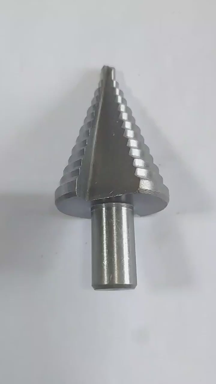 HSS Step Drill Bit 13 Steps Ladder Drill Round Shank Straight Flute Drill Woodworking Metal Wood Cutter Tools