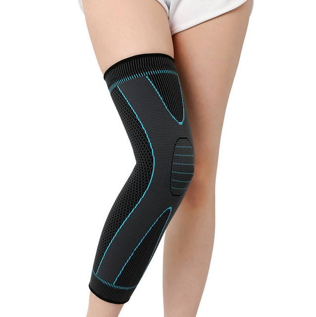 Sports Outdoor Compression Long Knee Sleeve Leg Support knee brace(1 sleeve per pack)