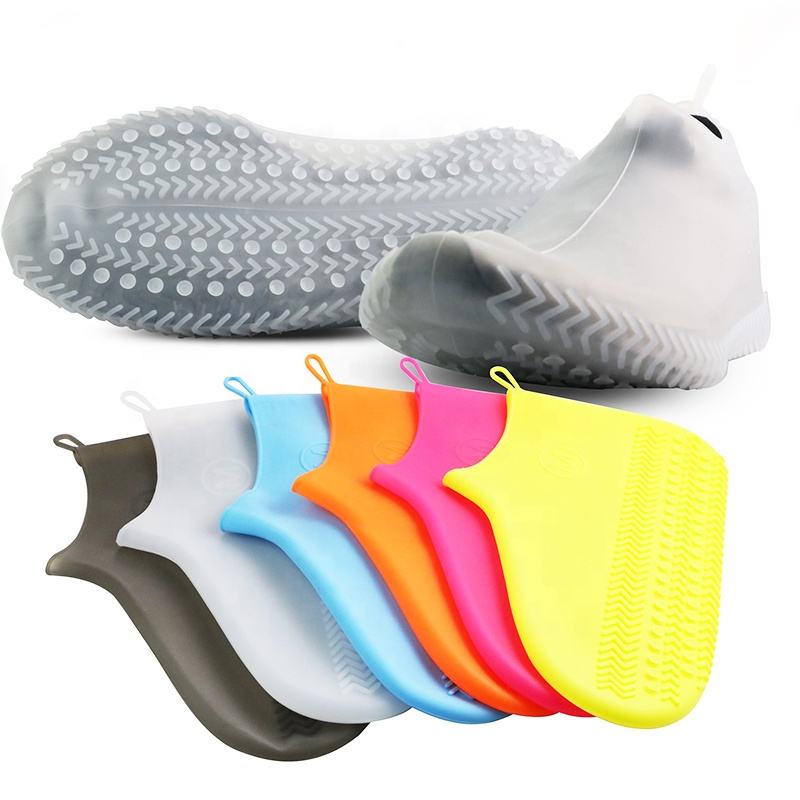 Waterproof Silicone Shoes Cover, Outdoor Shoes Protectors with Non-Slip Sole for Rainy and Snowy - MOQ 10 pcs