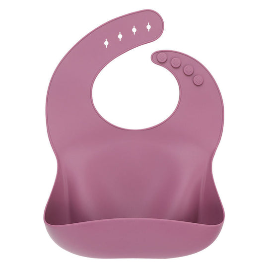 Silicone Bibs for Babies, 2 Sets Baby Feeding Bibs Waterproof Soft Durable Adjustable Bibs - MOQ 10 Pcs