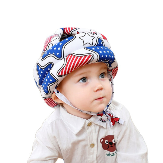 Cute Baby Safety Helmet Toddler Head Protection Adjustable Bumper