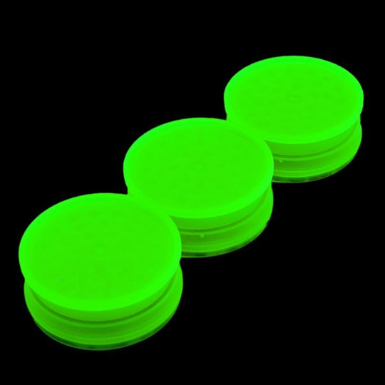 Luminous Glow in the Dark Plastic Herb Grinder