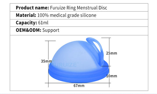 Menstrual Disc Cup Silicone