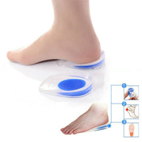 Silicone Gel Heel Protector Cups Plantar Personal Foot Care