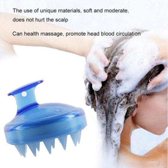 Bath Massage Soft Silicone Scalp Hair Shower Brush