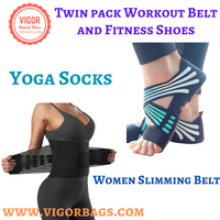 Twin pack Workout Belt and Fitness Shoes(Bulk 3 Sets)