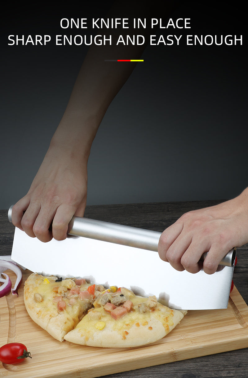 Pizza Rocker Cutter Stainless Steel Slicer Knife Sharp