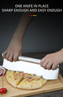 Pizza Rocker Cutter Stainless Steel Slicer Knife Sharp - MOQ 10 Pcs