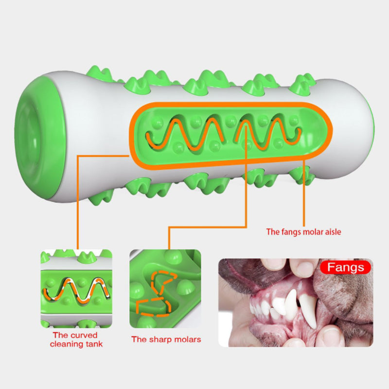 Squeaky Bone Stick Toy Chew Toothbrush for Pets