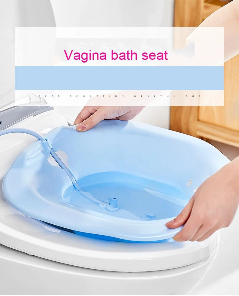 Yoni steam Seat with Hand Flusher-yoni Pearl-Vaginal Relaxation-Yoni Steaming-Seat Over Toilet-Soaking Sitz Bath Basin-Combo Pack