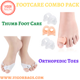 Straightener Orthopedic Toes Protection & Thumb Foot Care Ball of soft Silicone Foot Cushions Combo Pack - MOQ 10 Pcs