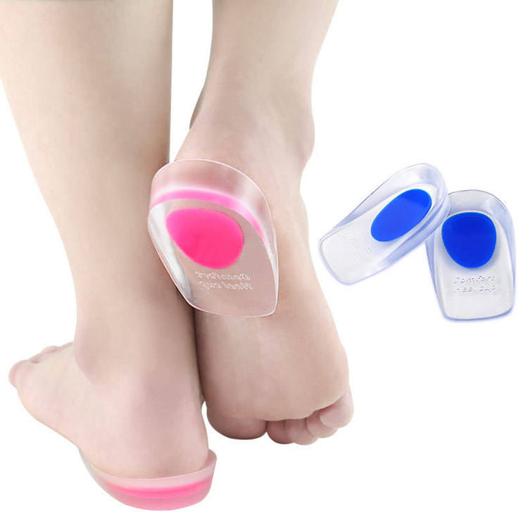 Silicone Gel Heel Protector Cups Plantar Personal Foot Care