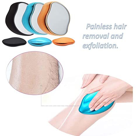 Painless Exfoliation Crystal Hair Shaver Magic Hair Remover for Arms Leg Back