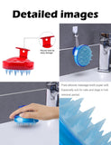 Bath Massage Soft Silicone Scalp Hair Shower Brush - MOQ 10 Pcs