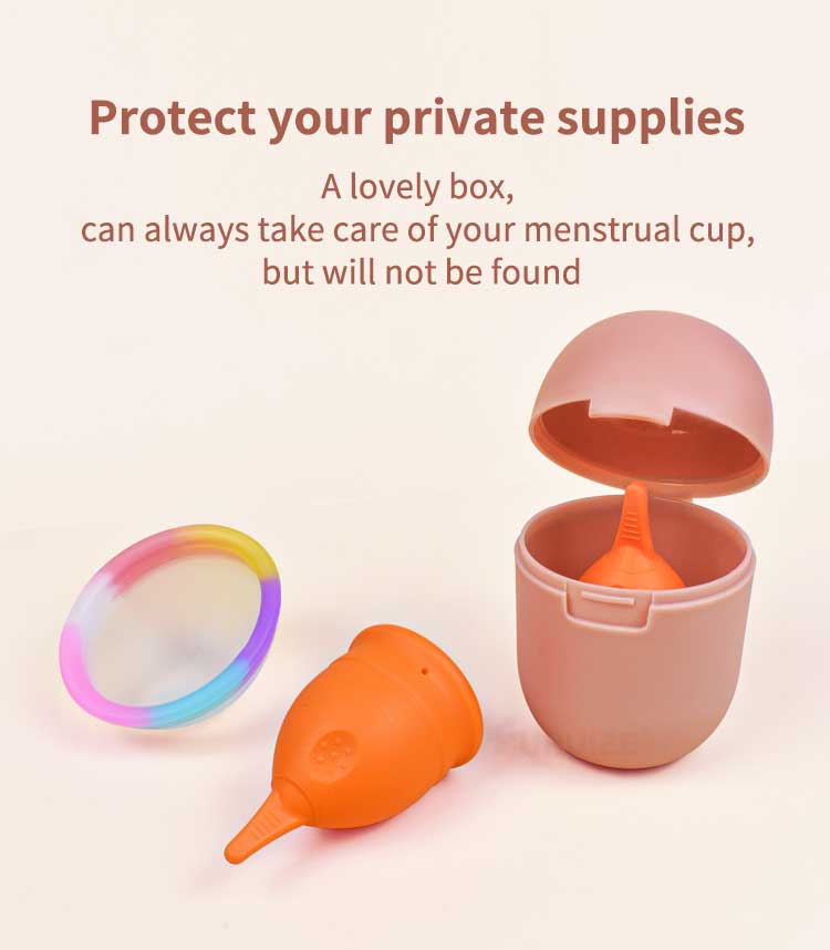 Woman Portable Menstrual Cup Case Sterilizer - MOQ 10 Pcs