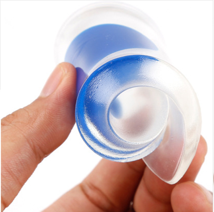 Silicone Gel Heel Protector Cups Plantar Personal Foot Care