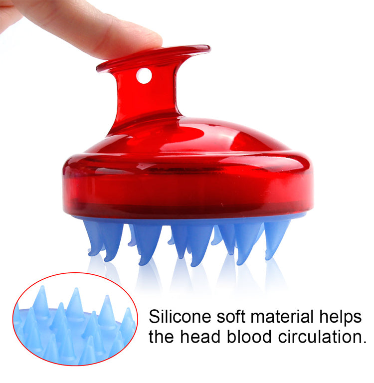 Bath Massage Soft Silicone Scalp Hair Shower Brush