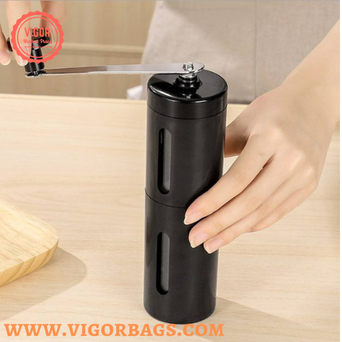 Portable Hand Coffee Bean Grinder Adjustable Knob Settings