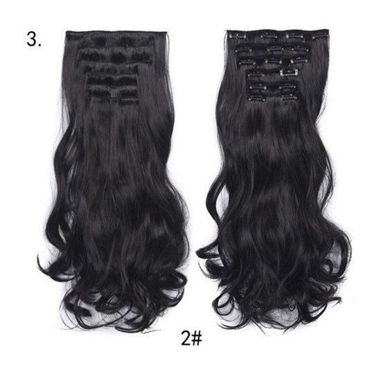 Long Curly Wavy Hair 16 Clip In Hair Extension