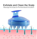 Bath Massage Soft Silicone Scalp Hair Shower Brush - MOQ 10 Pcs
