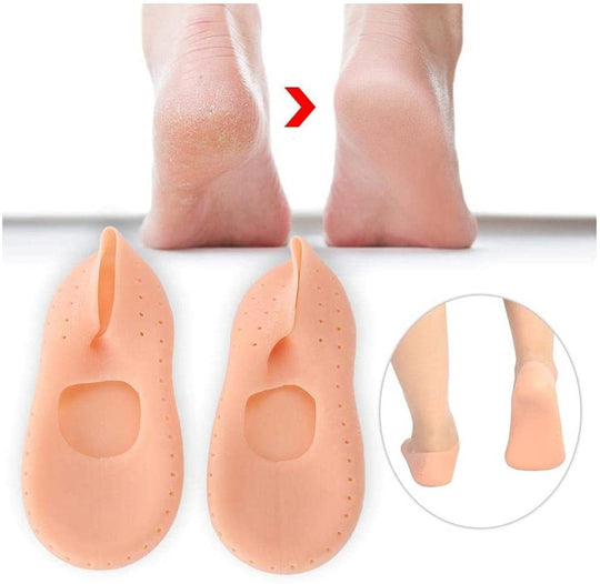 Foot Anti-Cracking Soft Comfortable Gel Moisturizing Foot Care Silicone Gel Socks - MOQ 10 Pcs