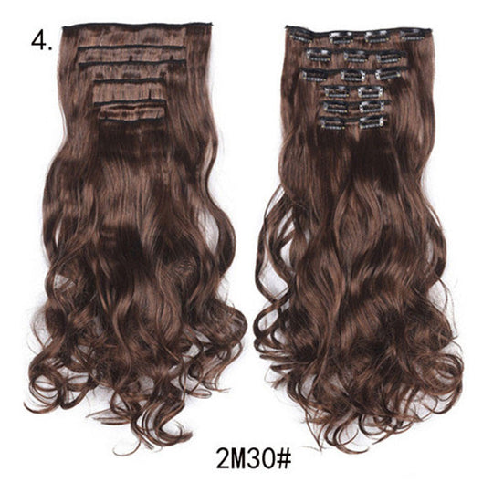 Long Curly Wavy Hair 16 Clip In Hair Extension