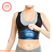 Women Men Shaper Body Building Coat U-shaped Super Sweat Fat Burner Slimming Sweat Sauna Vest - MOQ 10 Pcs