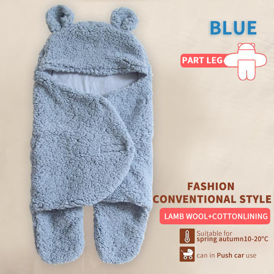 Bear Shaped Hooded Swaddle for New Born Babies - MOQ 10 Pcs