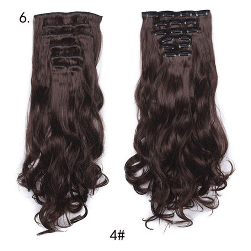 Long Curly Wavy Hair 16 Clip In Hair Extension