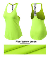Women plus size Yoga Top Gym Sports girls Vest Sleeveless Sport Workout Shirts Tank Tops - MOQ 10 pcs