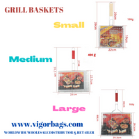 Kebab & Hot Dog grill Basket Multi Pack(5 Pack)