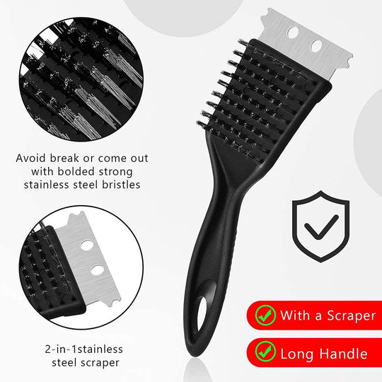 Portable Barbecue Grill Brush Perfect for Camping and Picnic