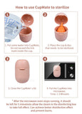 Woman Menstrual Cup Case Sterilizer - Brown