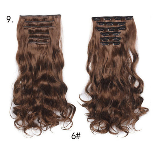 Long Curly Wavy Hair 16 Clip In Hair Extension