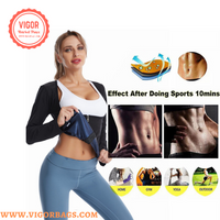 Women Men Shaper Body Building Coat U-shaped Super Sweat Fat Burner Slimming Sweat Sauna Vest - MOQ 10 Pcs